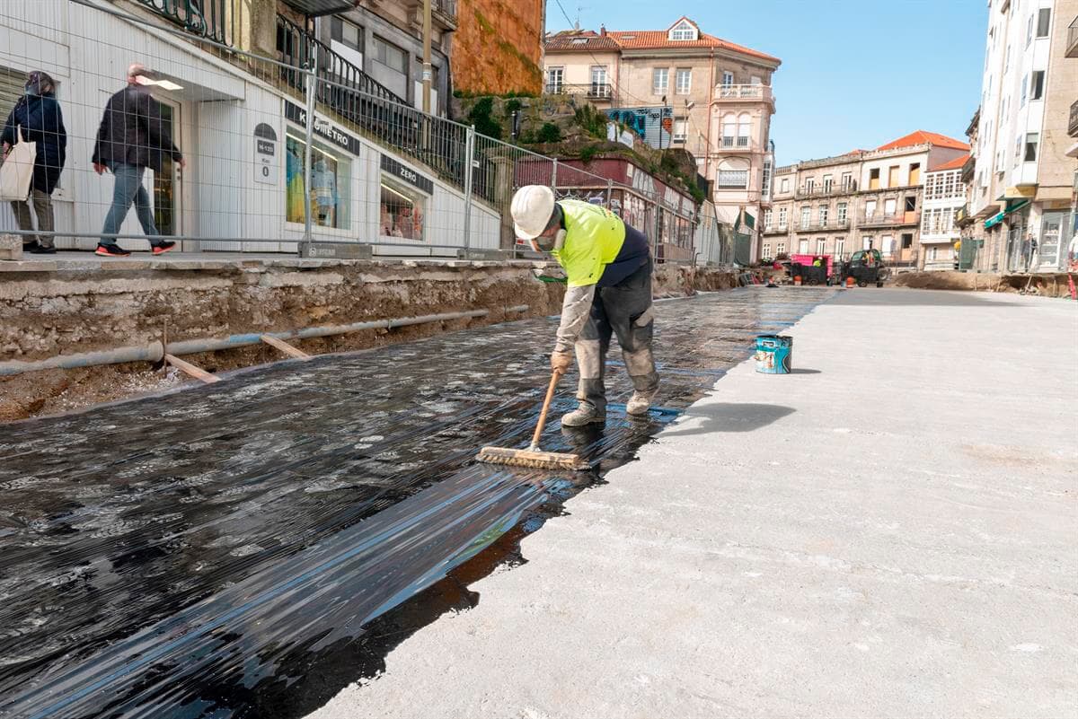 Impermeabilización con Polibreal en Redondela